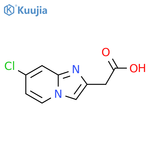 6-Chloroimidazo[1,2-a]pyridin-2-acetic acid structure