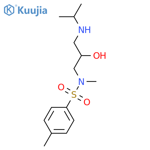 [2-hydroxy-3-(N-methyl4-methylbenzenesulfonamido)propyl](propan-2-yl)amine structure