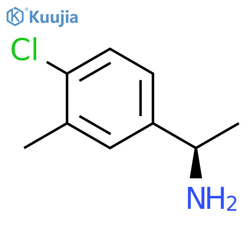 (1R)-1-(4-chloro-3-methylphenyl)ethan-1-amine structure