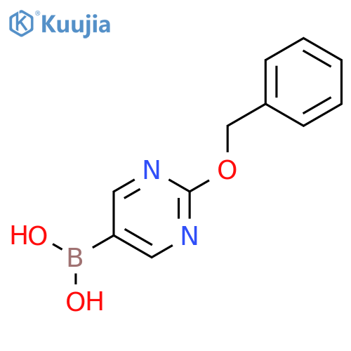 (2-(Benzyloxy)pyrimidin-5-yl)boronic acid structure