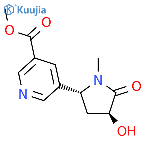rac trans-3'-Hydroxy Cotinine-3-carboxylic Acid Methyl Ester structure