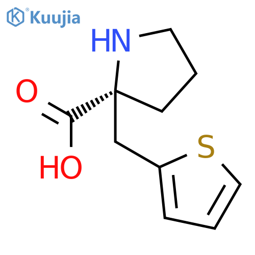 (S)-alpha-(2-thiophenylmethyl)-proline-HCl structure