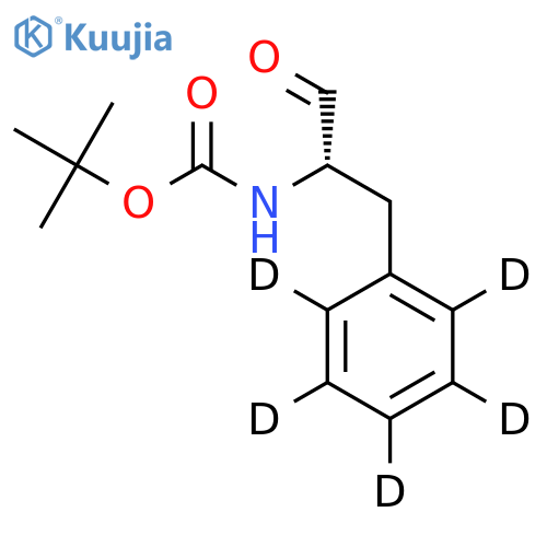 N-Boc-phenyl-d5-alaninal structure