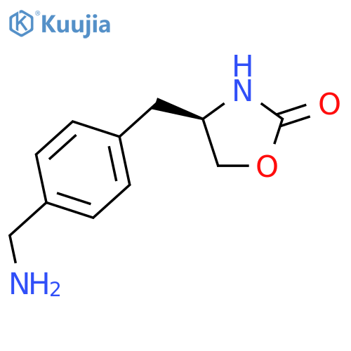 (R)-4-(4-Aminomethyl-benzyl)-oxazolidin-2-one structure