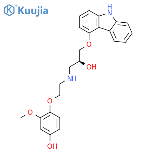 (S)-(-)-4’-Hydroxyphenyl Carvedilol structure