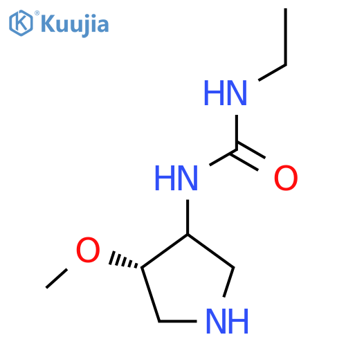 3-ethyl-1-[(4S)-4-methoxypyrrolidin-3-yl]urea structure
