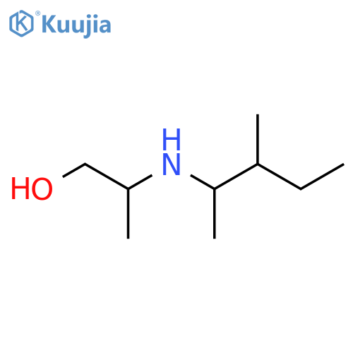 2-(3-methylpentan-2-yl)aminopropan-1-ol structure