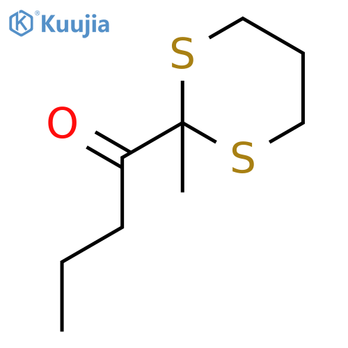 1-Butanone, 1-(2-methyl-1,3-dithian-2-yl)- structure