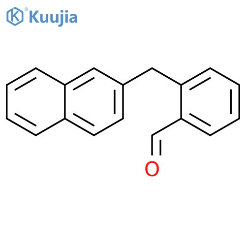 Benzaldehyde, 2-(2-naphthalenylmethyl)- structure