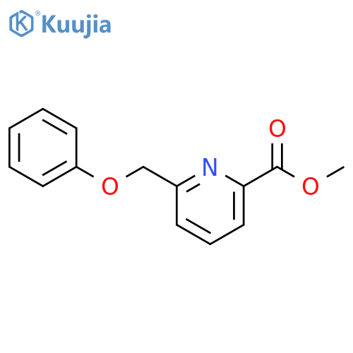 Methyl 6-(phenoxymethyl)picolinate structure