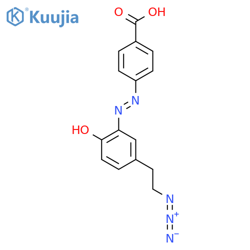 (E)-4-[[5-(2-Azidoethyl)-2-hydroxyphenyl]diazenyl]benzoic Acid structure