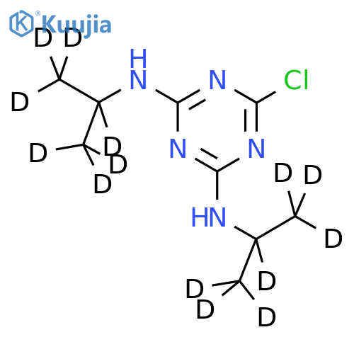 PROPAZINE-D14 (DI-ISO-PROPYL-D14) structure