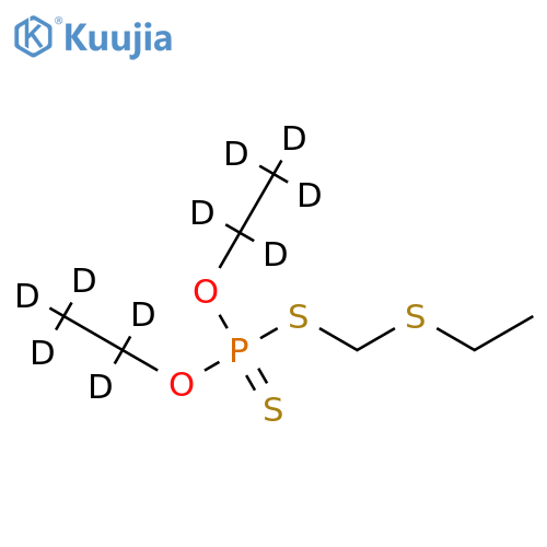 Phorate-d10 (O,O-diethyl-d10) structure