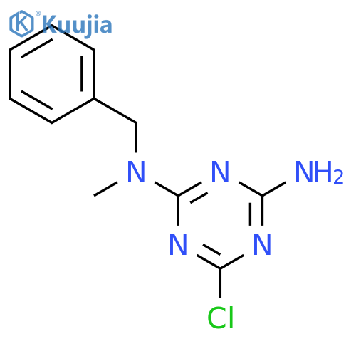 N2-Benzyl-6-chloro-N2-methyl-1,3,5-triazine-2,4-diamine structure