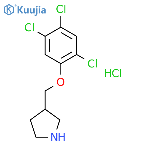 3-(2,4,5-Trichlorophenoxy)methylpyrrolidinehydrochloride structure