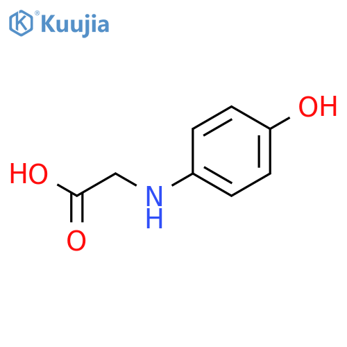 N-(4-Hydroxyphenyl)glycine structure
