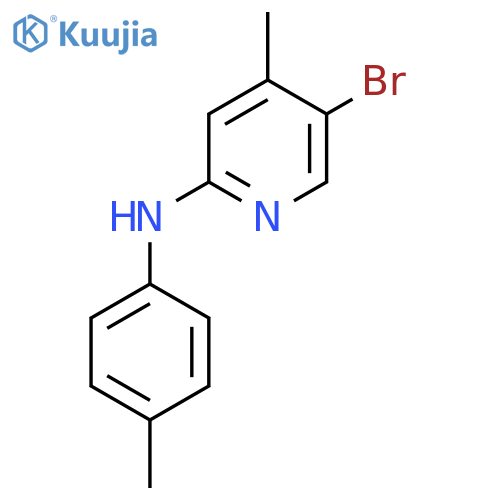 5-Bromo-4-methyl-N-(4-methylphenyl)-2-pyridinamine structure