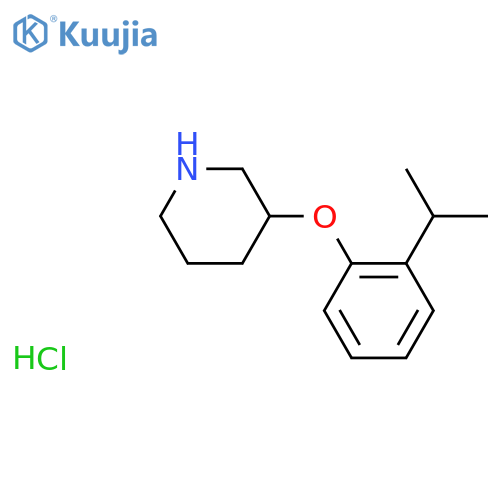 3-(2-Isopropylphenoxy)piperidine hydrochloride structure