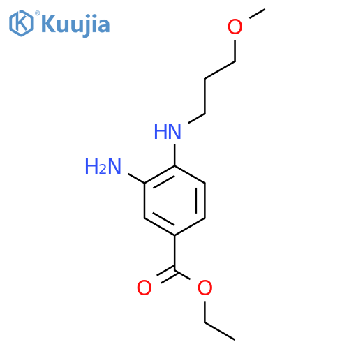 Ethyl 3-amino-4-(3-methoxypropyl)aminobenzoate structure