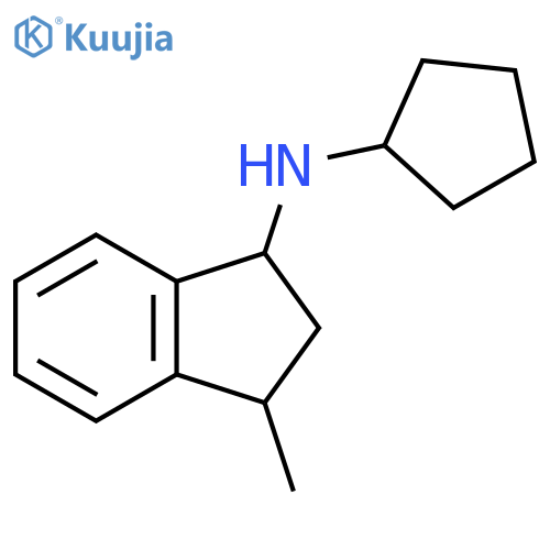 Cyclopentyl-(3-methyl-indan-1-YL)-amine structure