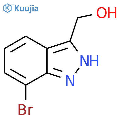 (7-Bromo-1H-indazol-3-yl)-methanol structure