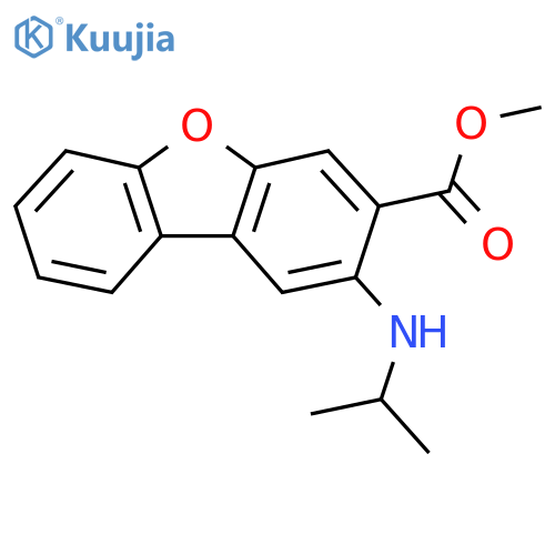 Methyl 2-(isopropylamino)dibenzo[B,D]furan-3-carboxylate structure