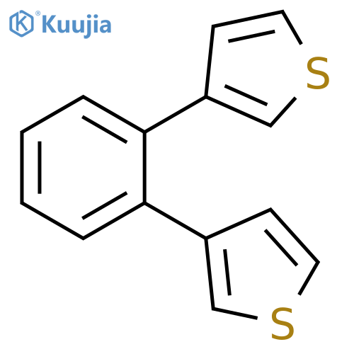 1,2-di(3-thienyl)benzene structure
