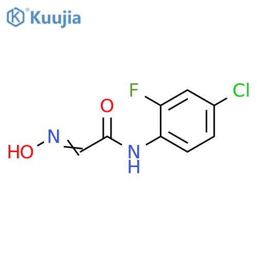 N-(4-Chloro-2-fluorophenyl)-2-(N-hydroxyimino)acetamide structure