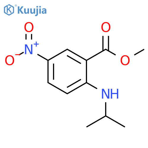 methyl 5-nitro-2-[(propan-2-yl)amino]benzoate structure