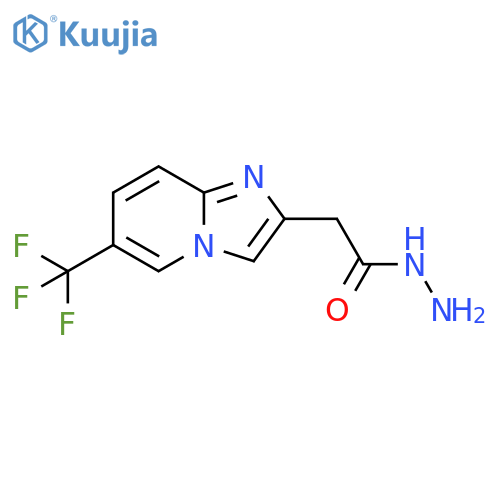 2-6-(Trifluoromethyl)imidazo1,2-apyridin-2-yl-acetohydrazide structure