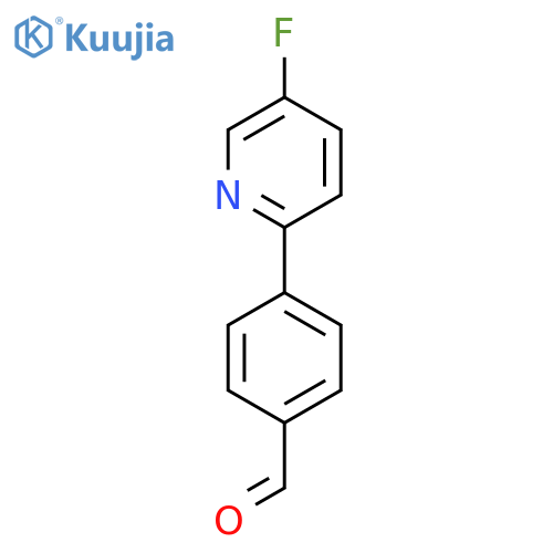 4-(5-Fluoropyridin-2-yl)benzaldehyde structure