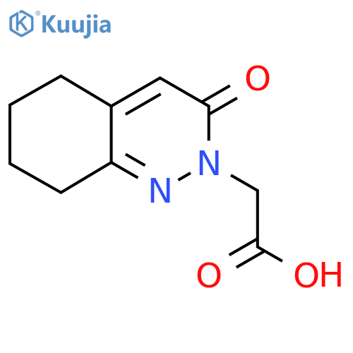 2-(3-oxo-2,3,5,6,7,8-hexahydrocinnolin-2-yl)acetic acid structure