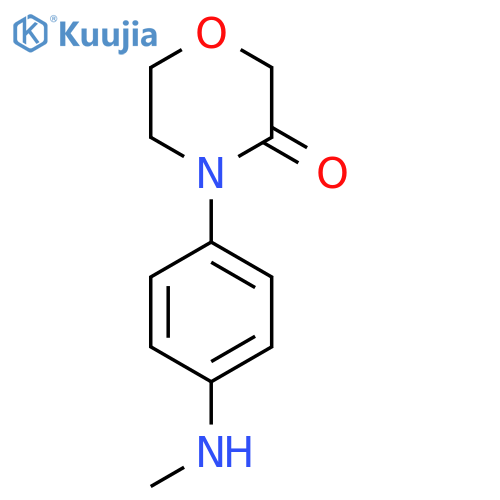 4-(4-(Methylamino)phenyl)morpholin-3-one structure