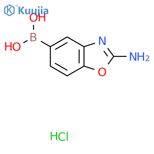 2-Aminobenzodoxazol-5-ylboronic Acid structure