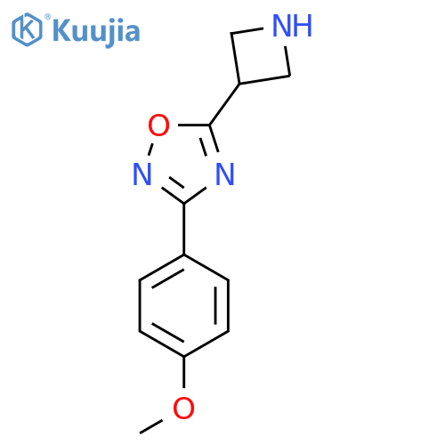 5-(Azetidin-3-yl)-3-(4-methoxyphenyl)-1,2,4-oxadiazole structure