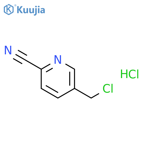 5-(Chloromethyl)picolinonitrile hydrochloride structure