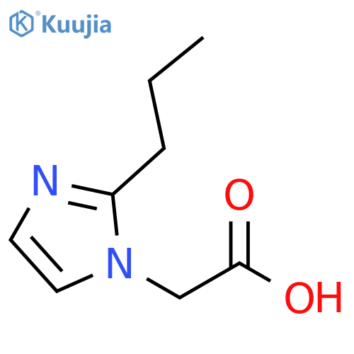 2-(2-propyl-1H-imidazol-1-yl)acetic acid structure