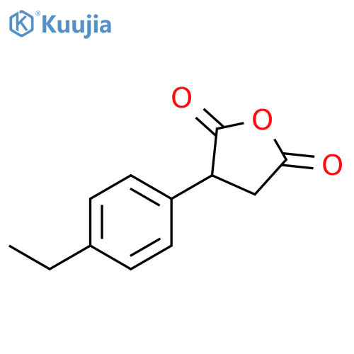 2,5-Furandione, 3-(4-ethylphenyl)dihydro- structure