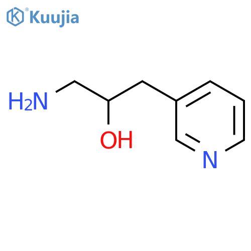 1-amino-3-(pyridin-3-yl)propan-2-ol structure