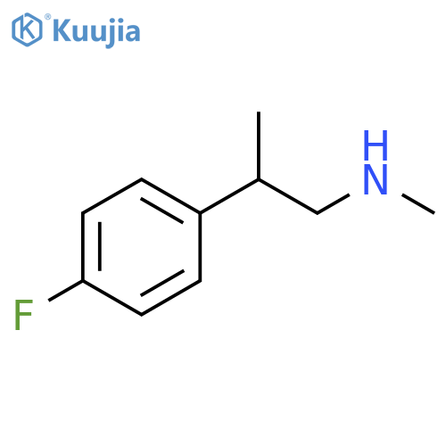 2-(4-fluorophenyl)propyl(methyl)amine structure
