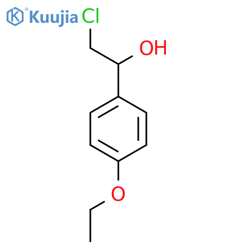 2-chloro-1-(4-ethoxyphenyl)ethan-1-ol structure