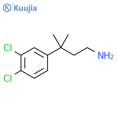 3-(3,4-dichlorophenyl)-3-methylbutan-1-amine structure