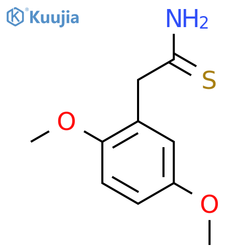 2-(2,5-dimethoxyphenyl)ethanethioamide structure