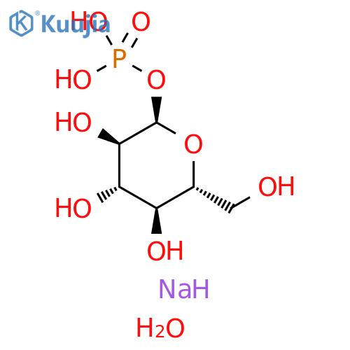 a-D-Glucose-1-phosphate disodium salt hydrate structure