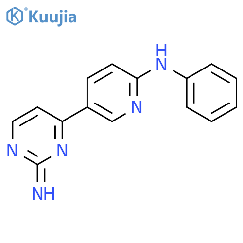 4-(6-(Phenylamino)pyridin-3-YL)pyrimidin-2-amine structure