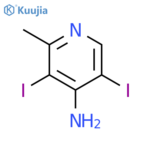 4-Amino-3,5-diiodo-2-methyl Pyridine structure