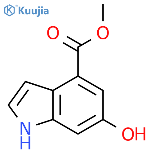 methyl 6-hydroxy-1H-indole-4-carboxylate structure