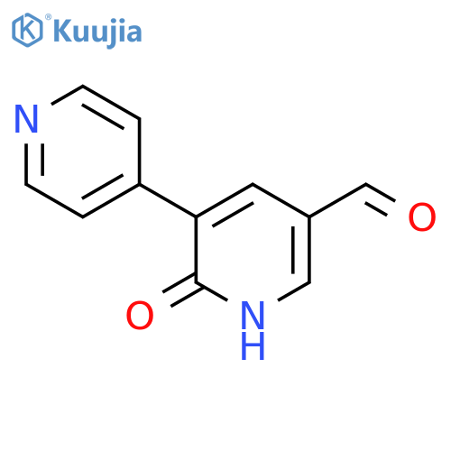 6-Hydroxy-5-(pyridin-4-yl)nicotinaldehyde structure