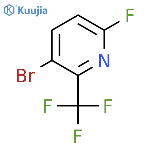 3-broMo-6-fluoro-2-(trifluoroMethyl)pyridine structure