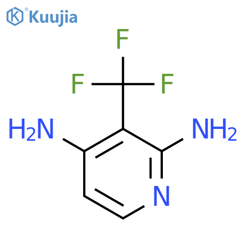 3-(trifluoromethyl)pyridine-2,4-diamine structure